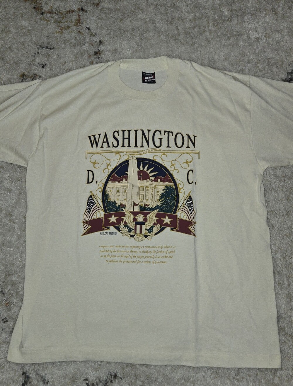 Vintage Washington D.C. Tourist tshirt